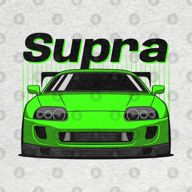 JDM Green Supra by GoldenTuners